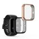 kwmobile Case Compatible with Huami Amazfit Bip 3 / Bip 3 Pro Case - 2X TPU Silicone Fitness Tracker Cover - Black/Rose Gold