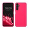 kwmobile Case Compatible with Samsung Galaxy A05s Case - TPU Silicone Phone Cover with Soft Finish - Neon Pink