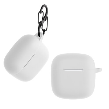kwmobile Case Compatible with Huawei FreeBuds SE2 Case - Silicone Cover Holder for Earbuds - White