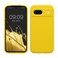 kwmobile Case Compatible with Google Pixel 8a Case - TPU Silicone Phone Cover with Soft Finish - Radiant Yellow