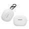 kwmobile Case Compatible with Anker Soundcore P3i Case - Silicone Cover Holder for Earbuds - White