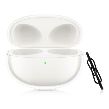 kwmobile Earphones Case Compatible with Realme Realme Buds Air 5 Pro - Crystal TPU Two-Part Earbuds Case - Transparent