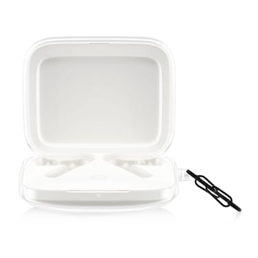 kwmobile Earphones Case Compatible with OnePlus Buds Pro 2 - Crystal TPU Two-Part Earbuds Case - Transparent