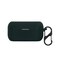kwmobile Silicone Cover Compatible with Technics EAH-AZ60M2 - Case Cover Stick-On Skin with Clip - Dark Green
