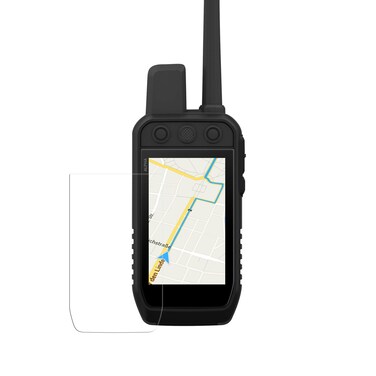 kwmobile 2X Transparent Screen Protector Compatible with Garmin Alpha 200 &amp; 200i / Alpha 300 &amp; 300i Film - Clear Protective Screen Cover Kit for GPS