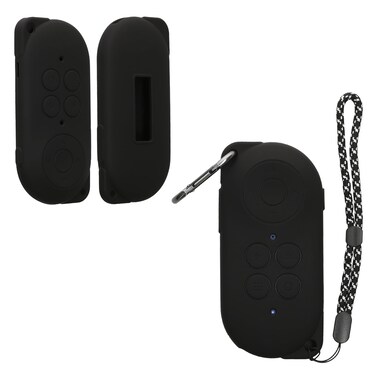 kwmobile Case Compatible with Rokid Station (AR Glasses) Case - Soft Silicone Cover for Remote Control - Black