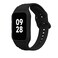 kwmobile Watch Band Compatible with Xiaomi Mi Band 8 Pro - Strap Replacement Silicone Band - Black