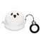 kwmobile Silicone Case Compatible with Anker Soundcore Liberty 4 NC Case Cover - Ghost White/Black
