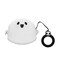 kwmobile Silicone Case Compatible with Xiaomi Redmi Buds 5 Case Cover - Ghost White/Black