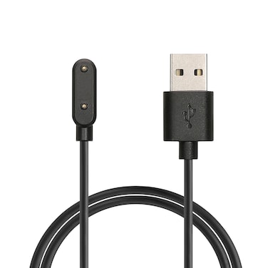 kwmobile Charger Compatible with Huawei Watch Fit 3 / Band 6 / Band 6 Pro/Honor Band 9 / Choice Watch - Charger USB-C Cable for Charging Smart Watch - Black