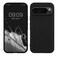 kwmobile Case Compatible with Google Pixel 9 / Pixel 9 Pro Case - Slim Protective TPU Silicone Phone Cover - Black