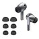 kwmobile 6X Replacement Ear Tips Compatible with Samsung Galaxy Buds 3 Pro - Silicone Tips for Earphones - Grey