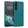 kwmobile Case Compatible with Sony Xperia 1 IV Case - Soft Slim Protective TPU Silicone Cover - Teal Matte