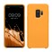kwmobile Case Compatible with Samsung Galaxy S9 Case - TPU Silicone Phone Cover with Soft Finish - Fruity Orange