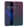 kwmobile Case Compatible with ASUS Zenfone 10 / Zenfone 9 - Clear TPU Soft Smartphone Cover - Bicolor Dark Pink/Blue/Transparent