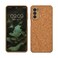 kwmobile Case Compatible with Motorola Moto G52 / Moto G82 5G - Case Made of TPU and Cork with Bumper for Phone - Light Brown