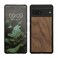 kwmobile Real Wood Case Compatible with Google Pixel 7 Case - Hard Wooden Cover w/TPU Bumper - Dark Brown