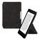 kwmobile Origami Case Compatible with Amazon Kindle Paperwhite - Faux Nubuck Leather Cover with Magnet and Stand - Black