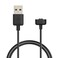 kwmobile USB Cable Charger Compatible with Amazfit Band 7 Cable - Charging Chord for Smart Watch - Black