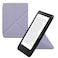 kwmobile Origami Case Compatible with Kobo Clara 2E / Tolino Shine 4 Case - Slim PU Leather Cover with Stand - Lavender