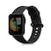 kwmobile Strap Compatible with Xiaomi Mi Watch Lite/Redmi Watch Strap - Replacement Silicone Watch Band - Black