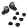 kwmobile Replacement Ear Tips Compatible with Anker Life A1 / Life P2 / Life P3 / Liberty Air X/Air 2 / Air 2 pro/Air 3 Pro - Set of 6 - Memory Foam Eartips - Black