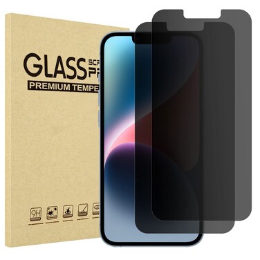 ProCase 2 Pack Screen Protector for iPhone 14 / iPhone 13 / iPhone 13 Pro 6.1 Inch, Tempered Glass Screen Film Guard for iPhone 14 2022 / iPhone 13/13 Pro 2021, Privacy