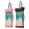 ProCase 2 Pack Waterproof Phone Pouch, Underwater Phone Case Up to 7", Dry Bag for iPhone 16 15 14 13 Pro Plus Max, Galaxy S24 S23 S22 Ultra Pixel, Beach Essentials -Pink &amp; Black