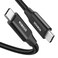 NIMASO USB C to USB C 3.1 Gen 2 Cable 10Gbps Data Transfer, 4K Video Output Monitor Cable 100W PD Fast Charging, for iPhone 15Pro/15ProMax/15/15Plus, MacBook, Huawei Matebook, iPad Pro 2020,Chromebook