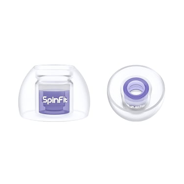 SpinFit Omni for True Wireless Earbuds &amp; IEMs - M -Patented Silicone Eartips for Replacement (1 Pair) (3.7 mm Nozzle Dia.)