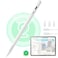 ESR Geo iPad Pencil Findmy for Apple Pencil compatible with iPad 2018-2024, iPad Pencil Pro with Easy Shortcuts and Fast Charging for iPad Pro 12.9/13/11 &amp; Air 5/4/13/11 &amp; 7/8/9/10 &amp; Mini 5/6/7, White
