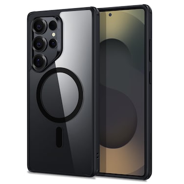 ESR for Samsung Galaxy S25 Ultra Phone Case, Compatible with MagSafe, Magnetic Case for S25 Ultra, Military-Grade Protection, Yellowing Resistant, Classic Series, Clear Black