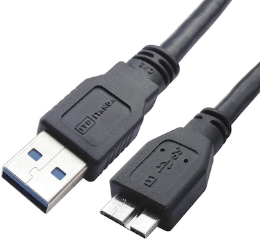 ITD ITANDA USB 3.0 Micro Cable, 3.3FT, Heavy Duty High Speed Hard Drive Cable, USB 3.0 A to Micro B Cable Compatible with Seagate, WD, Toshiba, Westgate, Samsung Galaxy S5, Note 3, Note Pro 12.2