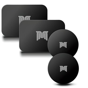 Magder 4 Pack Ultra Slim Metal Plates Also Known as Phone Magnet or Magnet for Phone Case, not Actually Magnetic, Phone Magnet Plate Compatible with Any Phone Magnet for Car