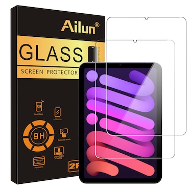 Ailun Screen Protector for iPad Mini [8.3 Inch] [Mini 7 A17 Pro 7th Gen 2024 &amp; Mini 6th Gen 2021 Release] Tempered Glass 2.5D Edge,iPad Mini 7 &amp; 6,Case Friendly [2 Pack]