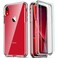 COOLQO Compatible for iPhone XR Case, with [2 x Tempered Glass Screen Protector] Clear 360 Full Body Coverage Hard PC+Soft Silicone TPU 3in1 [Heavy Duty Shockproof Defender] Phone Protective Cover