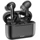 TOZO NC2 Hybrid Active Noise Cancelling Wireless Earbuds, in-Ear Detection Headphones, IPX6 Waterproof Bluetooth 5.3 Stereo Earphones, Immersive Sound Premium Deep Bass Headset Matte Black