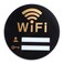 IMIKEYA WiFi Password Sign WiFi Coverage Sign Wireless Network Coverage Sign Self-Stick On The Wall Or Door (20cm/7.87inch)