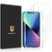 UNBREAKcable Shatterproof Tempered Glass Screen Protector for iPhone 13 Mini [3-Pack] [99.99% HD Clear] [Easy Installation Frame] [9H Hardness] [Bubble Free] for Apple 13 Mini 5.4''