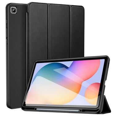 ZtotopCases for Galaxy Tab S6 Lite 10.4 inch Case 2024/2022/2020 with Pen Holder, Auto Wake/Sleep, Trifold Stand Folio Cover for Samsung Galaxy S6 Lite Tablet (SM-P625/P620/P619/P615/P613/P610), Black