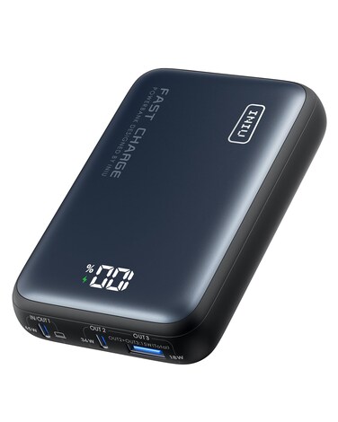 INIU Power Bank, 20000mAh 65W USB C Laptop Portable Charger, PD QC Fast Charging 3-Output External Battery Pack for Laptop MacBook Dell XPS iPad Tablet Steam Deck iPhone 15 14 13 Pro Samsung S22, etc.