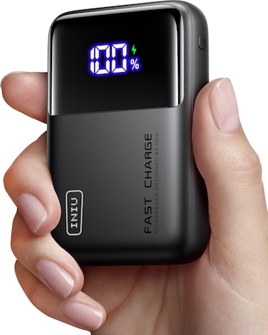 INIU 100W Power Bank, Mini Size 25000mAh High Capacity Laptop Portable Charger, USB C in&amp;Out Tablet Powerbank, Smart Digital Display Phone Charger for iPhone 16 15, Samsung, iPad, MacBook, Laptop etc.