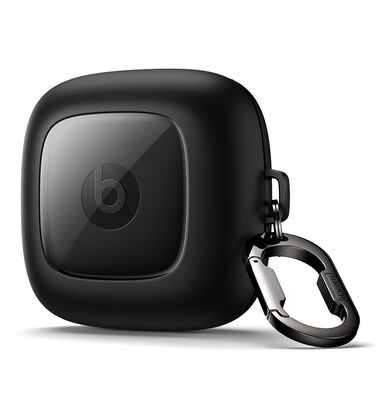 SURITCH for Powerbeats Pro Case Cover, Shockproof Magnetic Cases for Beats Powerbeats Pro Wireless Earbuds, Protective Cover with Magnetic Lid Lock &amp; Carabiner, Full-Body Drop Protection, Black