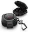 Dexnor Rugged Bumper Case for Beats Fit Pro (2021) Cases with Secure Lock, Shockproof Clear Cover with Carabiner &amp; Keyring for Beats Fit Pro 2021 Black