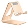 Aoviho Desk Cell Phone Stand Phone Holder, Aluminum Phone Cradle Dock for iPhone 15 14 13 12 pro Mini 11 X Xs max 8 7 6 6s Plus SE Samsung All Smart Phones, Gold