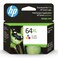 HP 64XL Tri-color High-yield Ink Cartridge   Works with HP ENVY Inspire 7950e; ENVY Photo 6200, 7100, 7800; Tango Series   Eligible for Instant Ink   N9J91AN