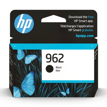 HP 962 Black Ink Cartridge   Works with HP OfficeJet 9010 Series, HP OfficeJet Pro 9010, 9020 Series   Eligible for Instant Ink   3HZ99AN