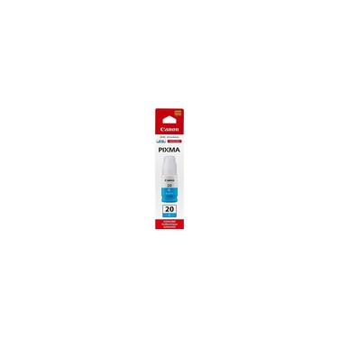 Canon GI-20 Cyan Ink Bottle, Compatible to PIXMA G6020 and G5020 MegaTank Printers