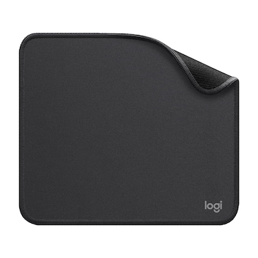 Logitech Mouse Pad - Studio Series, Computer Mouse Mat with Anti-Slip Rubber Base, Easy Gliding, Spill-Resistant Surface, Durable Materials, Portable, in a Fresh Modern Design, Graphite