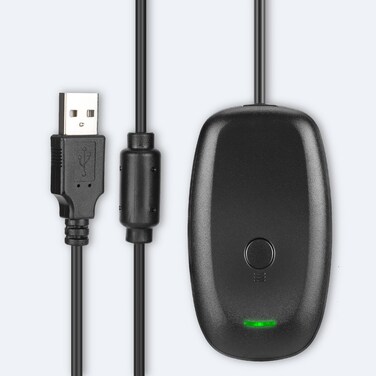 Zopsc USB Gaming Receiver Adapter PC Receiver Gaming Controller Adapter Console Desktop PC Laptop Gaming Adapter for PC